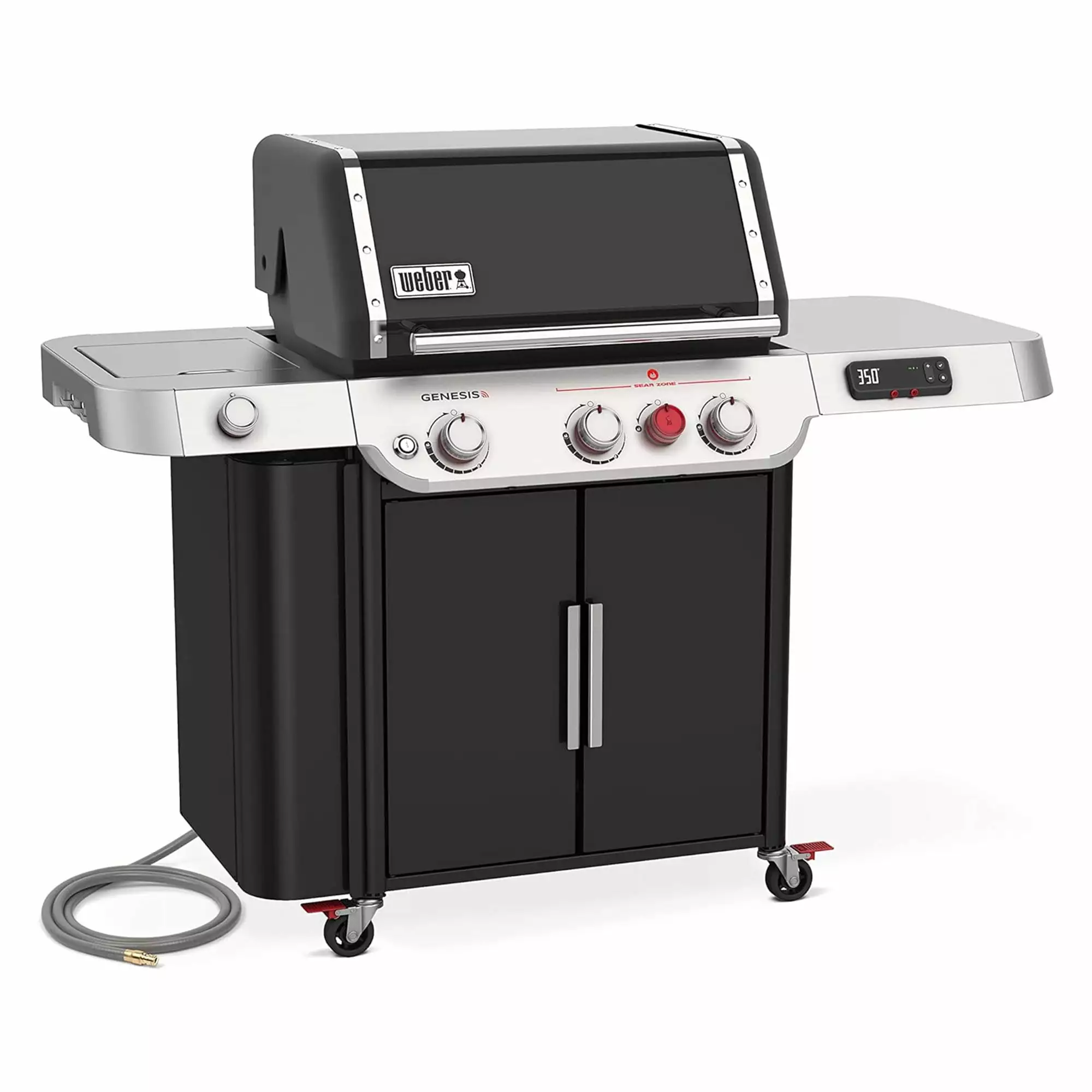 Open Box Weber Genesis 3-Burner Natural Gas Barbecue Grill Black