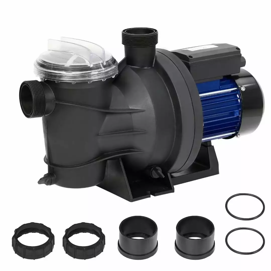 1.6 HP /Above Ground Single Speed Pool Pump 6075GPH 1200W 115V High Flow Self Priming Strainer Basket 1