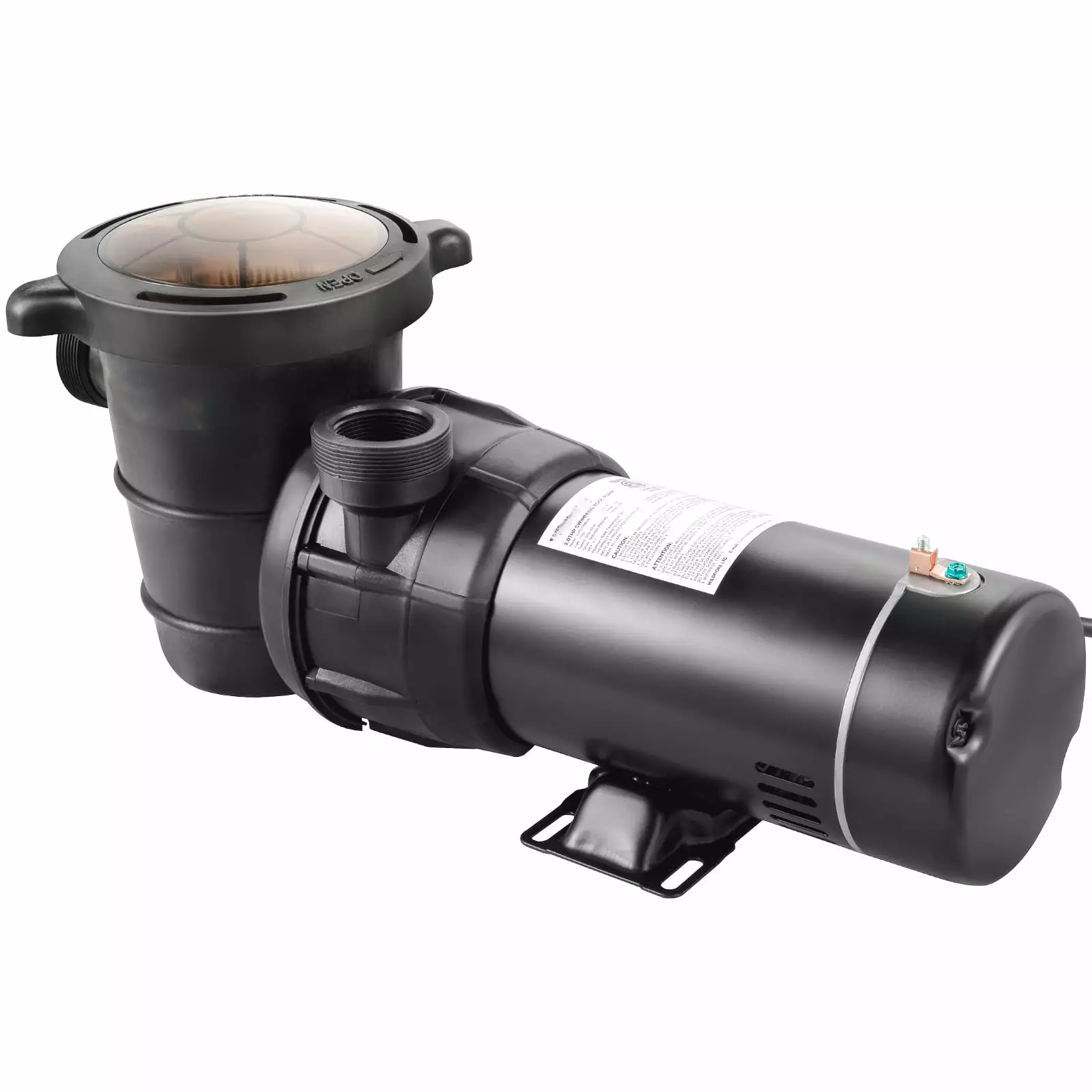 VEVOR 2HP 115V 1500W Single Speed Above Ground Pool Pump Strainer Basket 5400GPH Max Flow 1