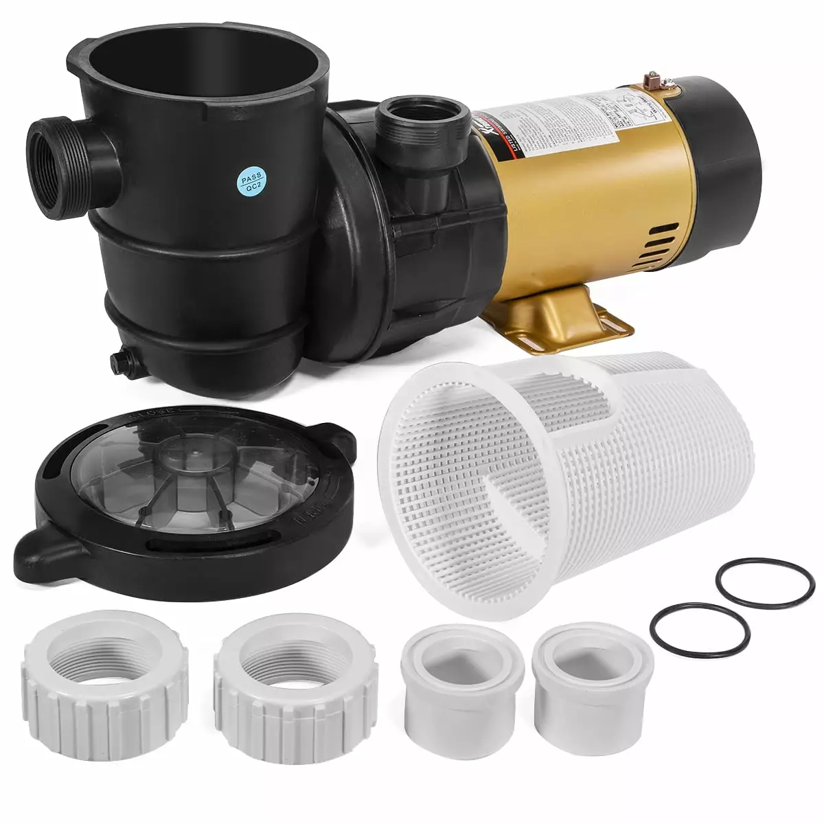 XtremepowerUS 1.5HP High Flow Energy Efficient 2-Speed Above Ground Swimming Pool Pump 1