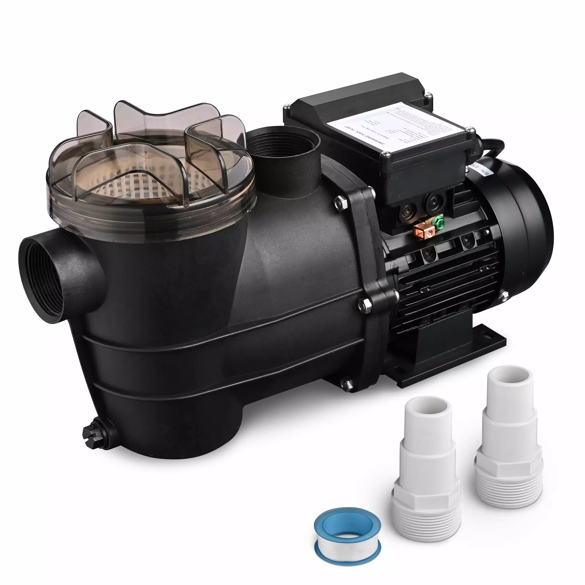 Yescom 3/4 HP Swimming Pool Pump Motor 2640GPH Above Ground Strainer Sand Filter