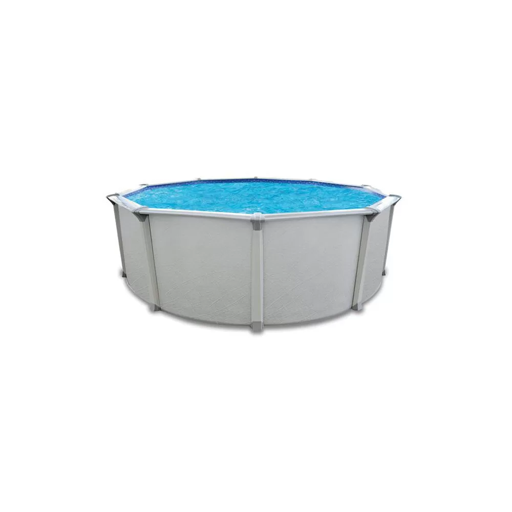 Aquarian Pools Fuzion Series 24 Feet x 52 Inch Round Above Ground Swimming Pool