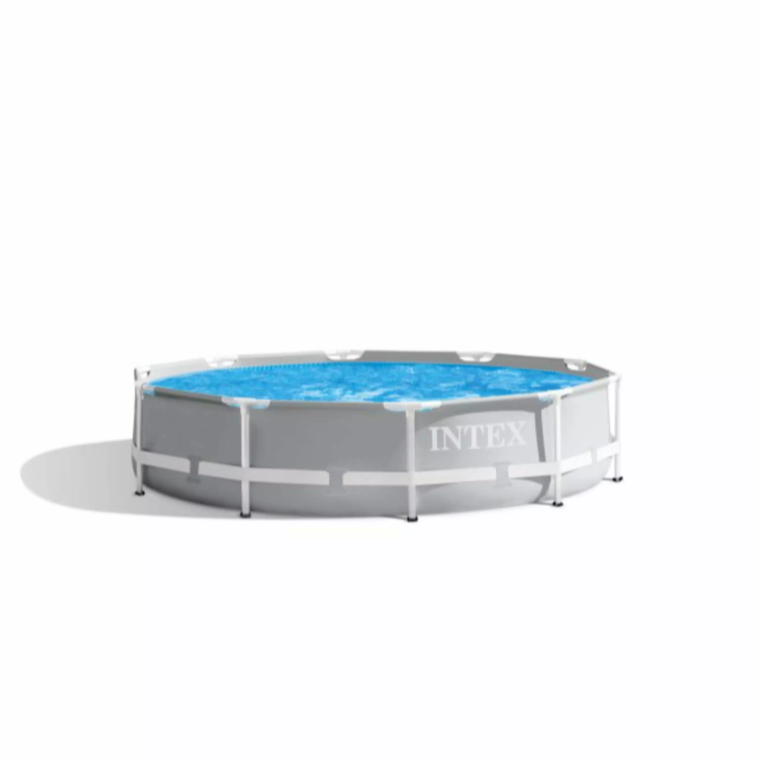 INTEX Prism Frame 10ft x 30in Above Ground Swimming Pool Set Pump