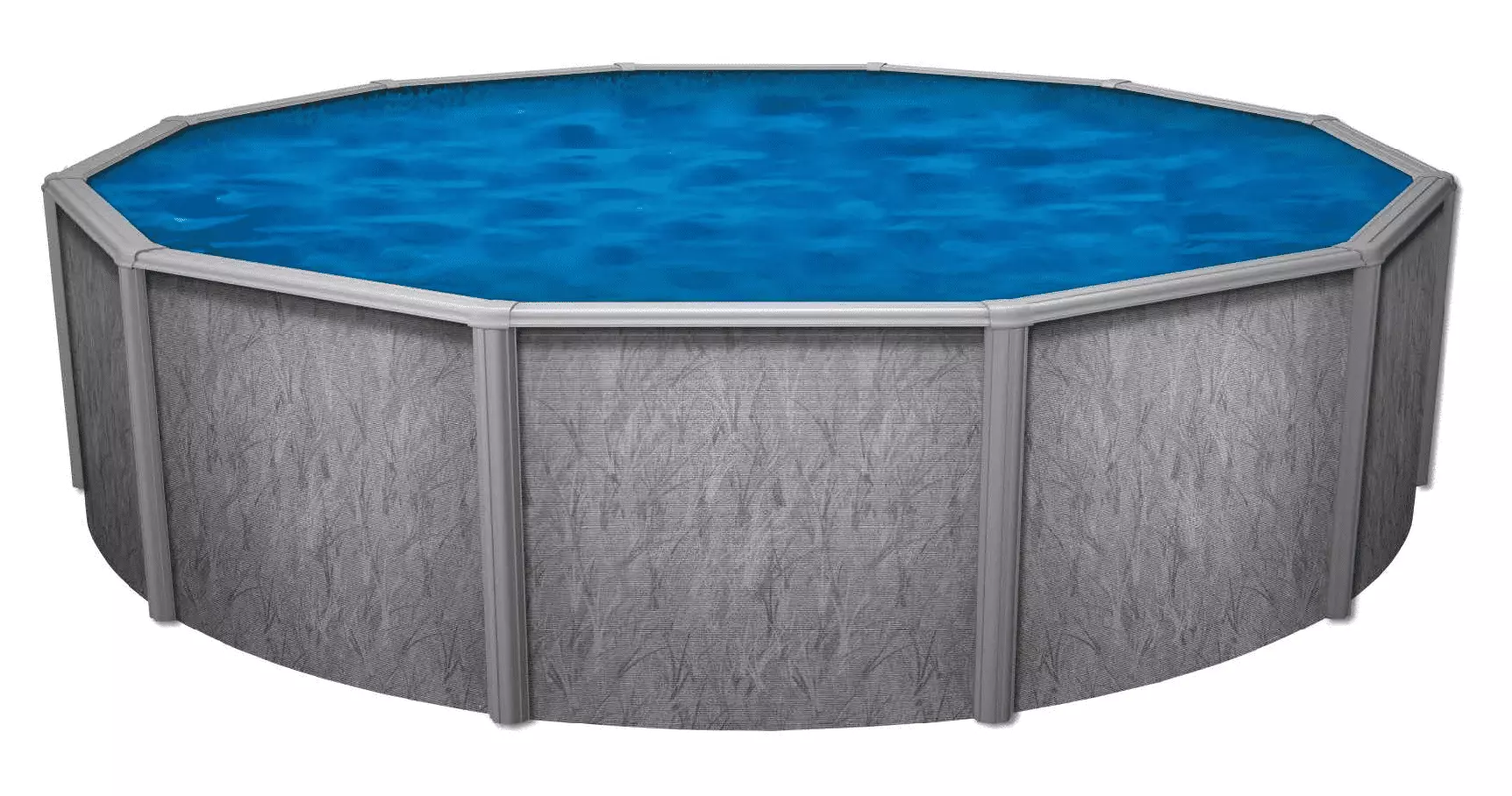 Trendium 24' x 52 Round Southport GLX Power Coated Above Ground Swimming Pool 24