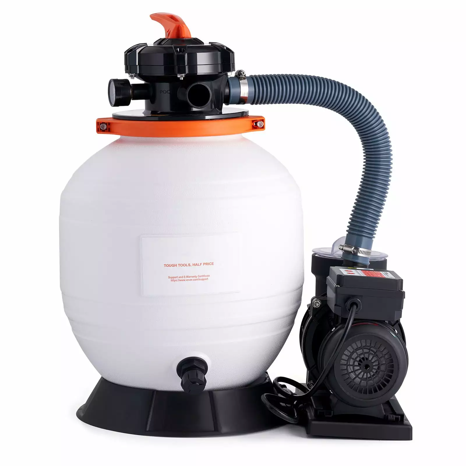 BENTISM 14 3000GPH 3/4HP Saltwater System Sand Filter Swimming Pool Pump Above Ground 12