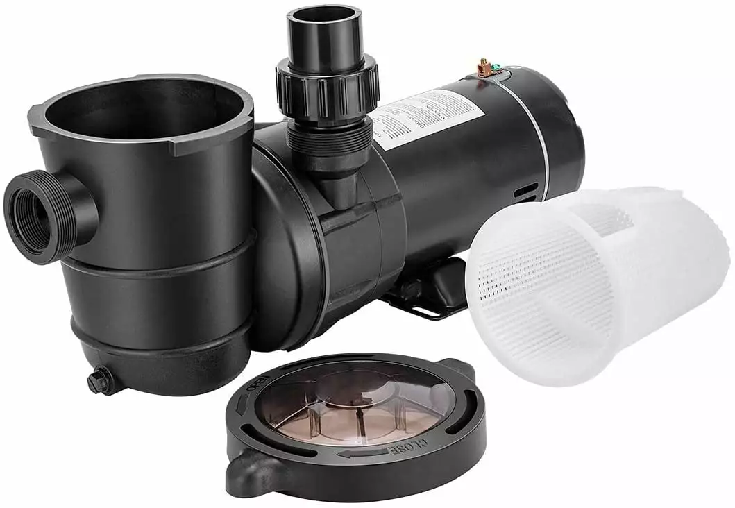 VIVOHOME 1.5 HP 8350 GPH Powerful Above Ground Swimming Pool Pump Strainer Basket
