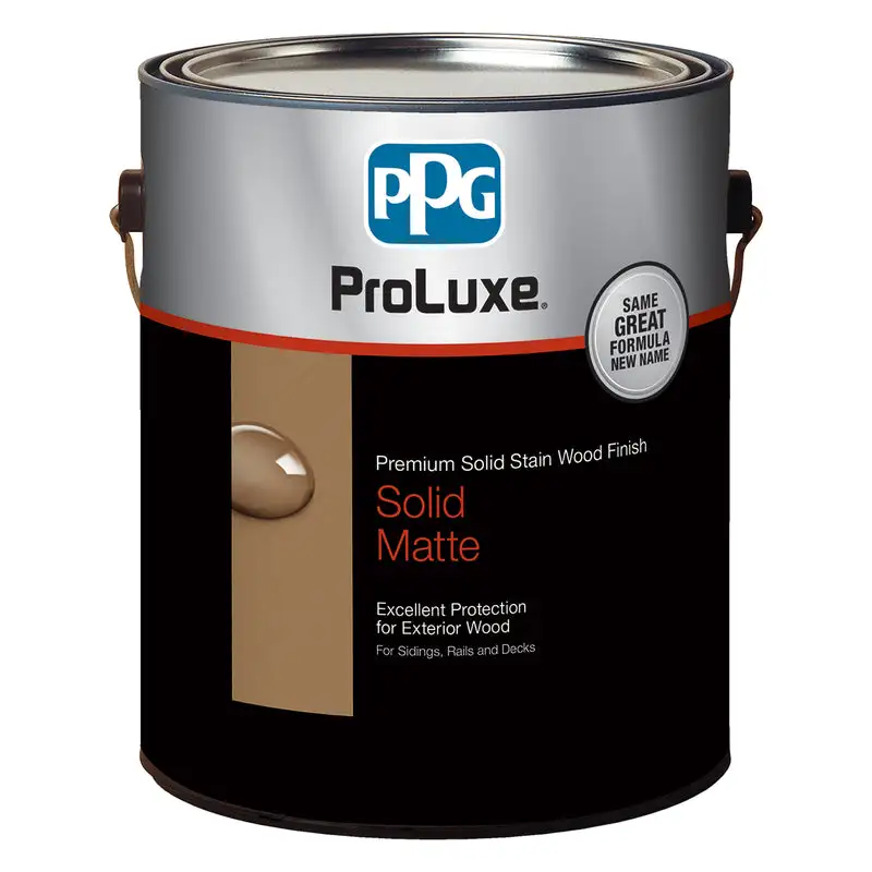 ProLuxe Rubbol Solid Low Luster Deep Tint Base Acrylic Wood Stain 1 Gallon Pack 4