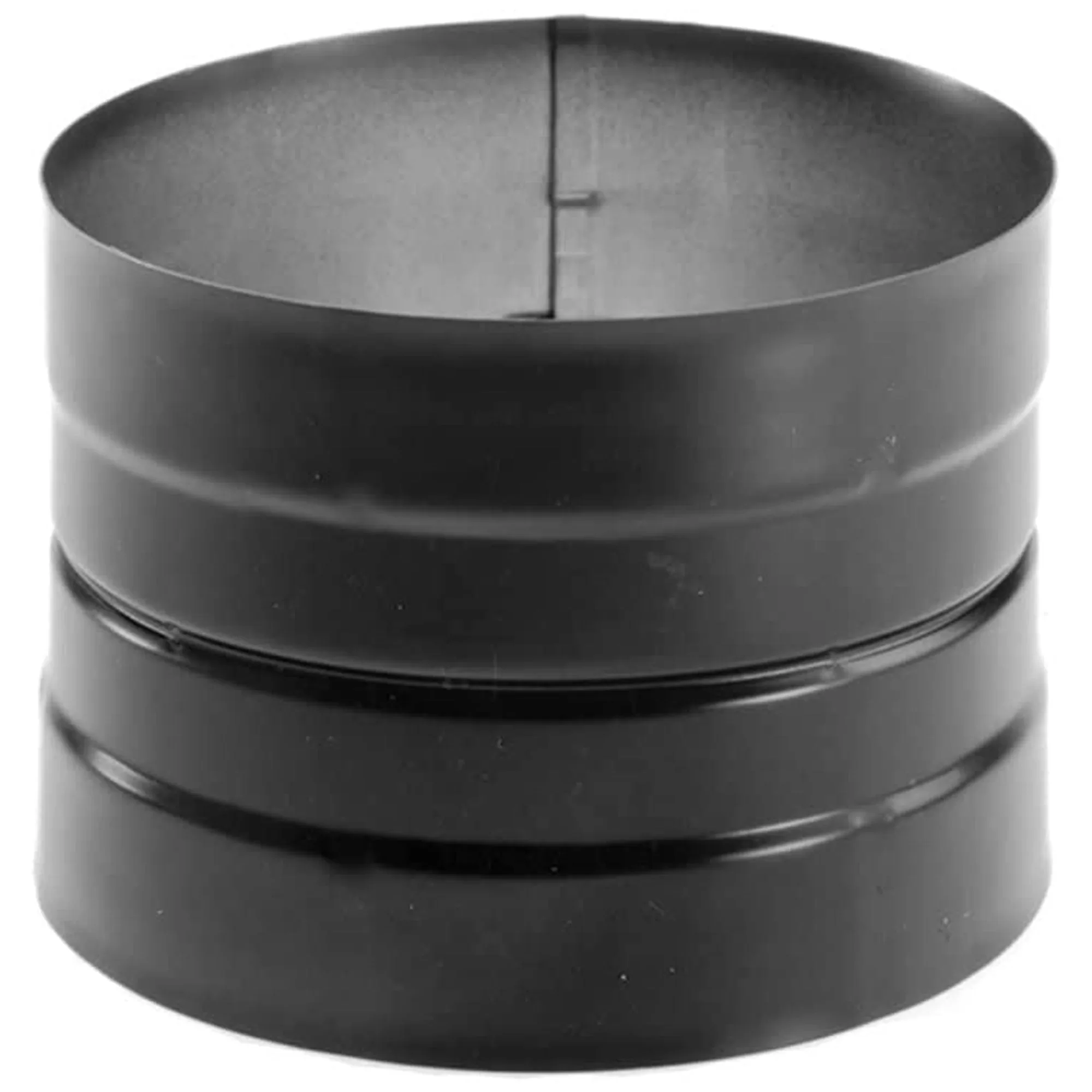 DuraVent DuraBlack 6 Single Wall Drip Free Skirted Stove Top Adapter Black