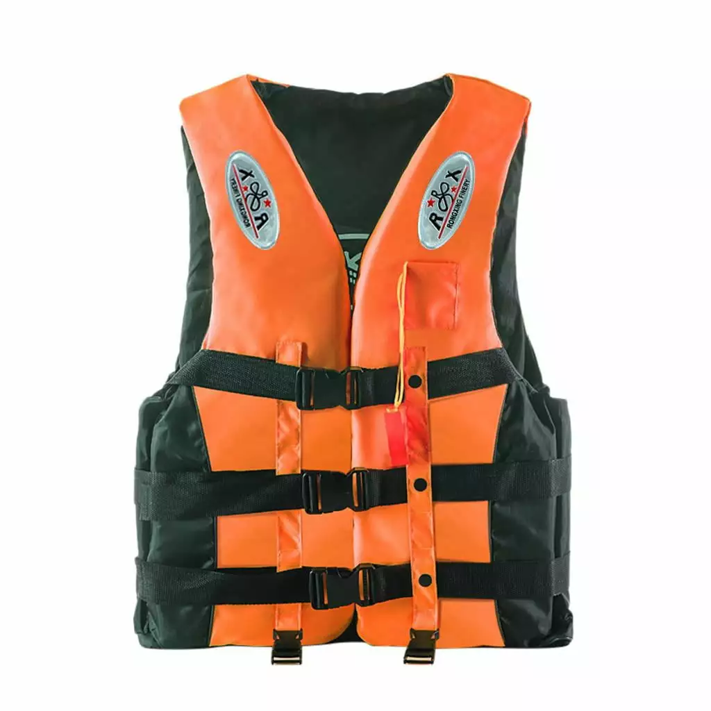 EQWLJWE Adult Life Jacket Swim Vest Buoyancy Aid Fishing Sailing Surfing L