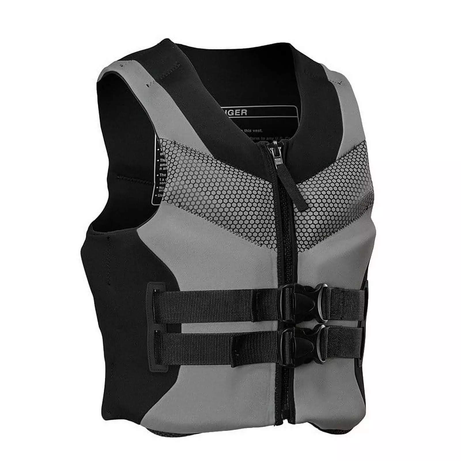 EQWLJWE Adults Adjustable Life Jacket Swim Aid Vest Sportwear Kayak Buoyancy Fishing Watersport Adults Swimsuit Swimwear S...