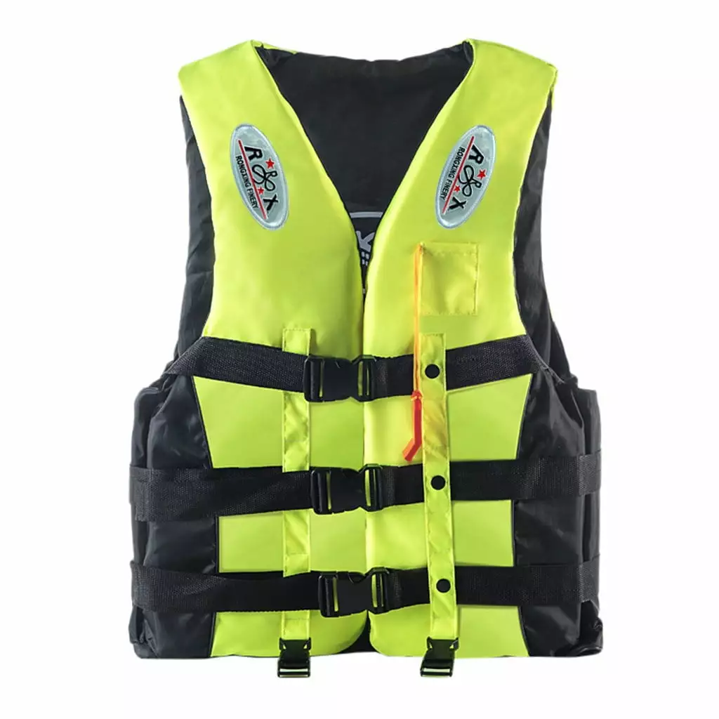 VOAVEKE Life Jackets Adults Kayak Ski Buoyancy Fishing Watersport Vest L