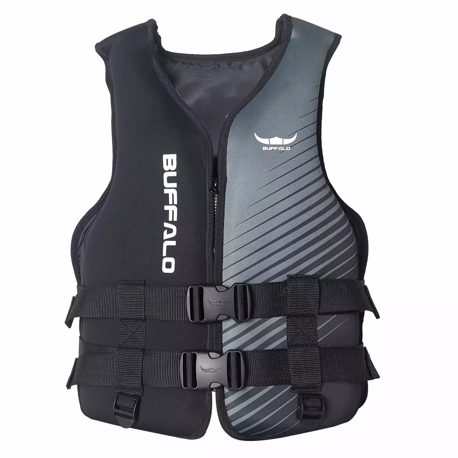WYQLFSB Adult Unisex Life Jacket Swimming Vest Outdoor Fishing Water Buoyancy Black One