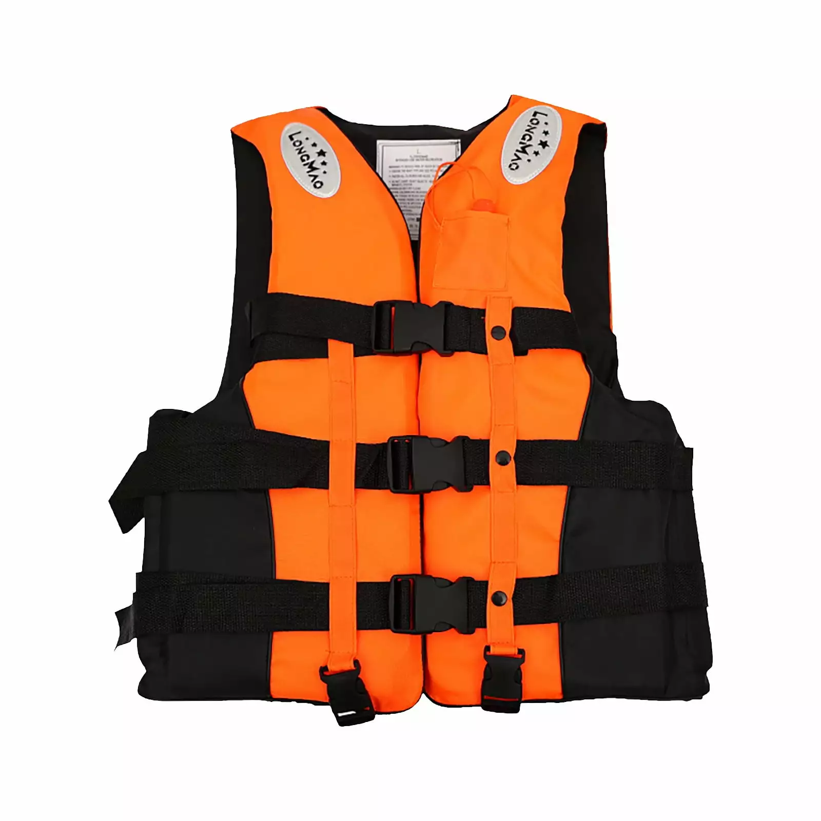 XIAOLE Swim Vest Adult Adjustable Buoyancy Jacket Safety Strap & Whistle Snorkeling Kayaking L