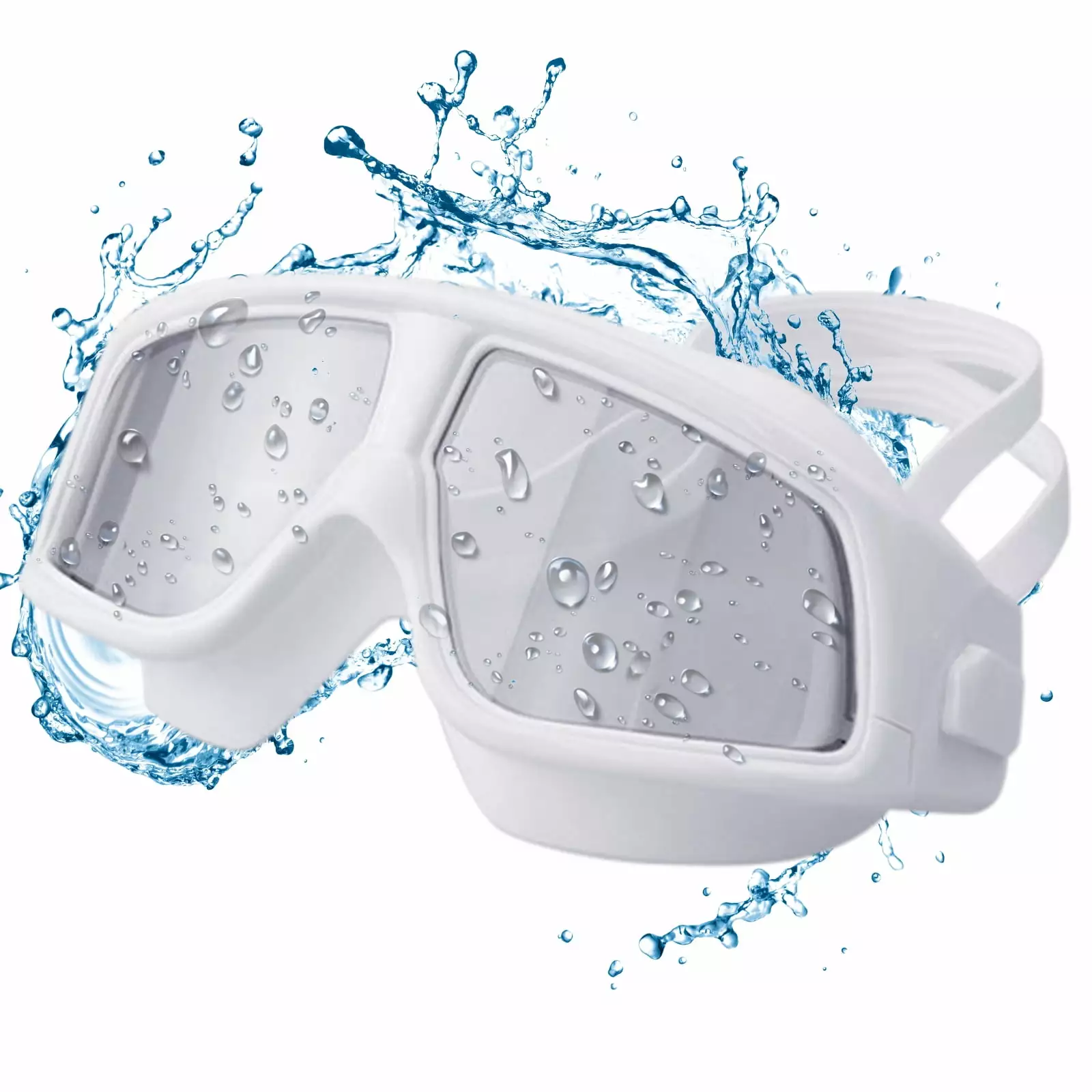 AABV Swim Goggles Adult Youth Soft Silicone Gasket Anti-fog UV Protection No Leak Clear Vision