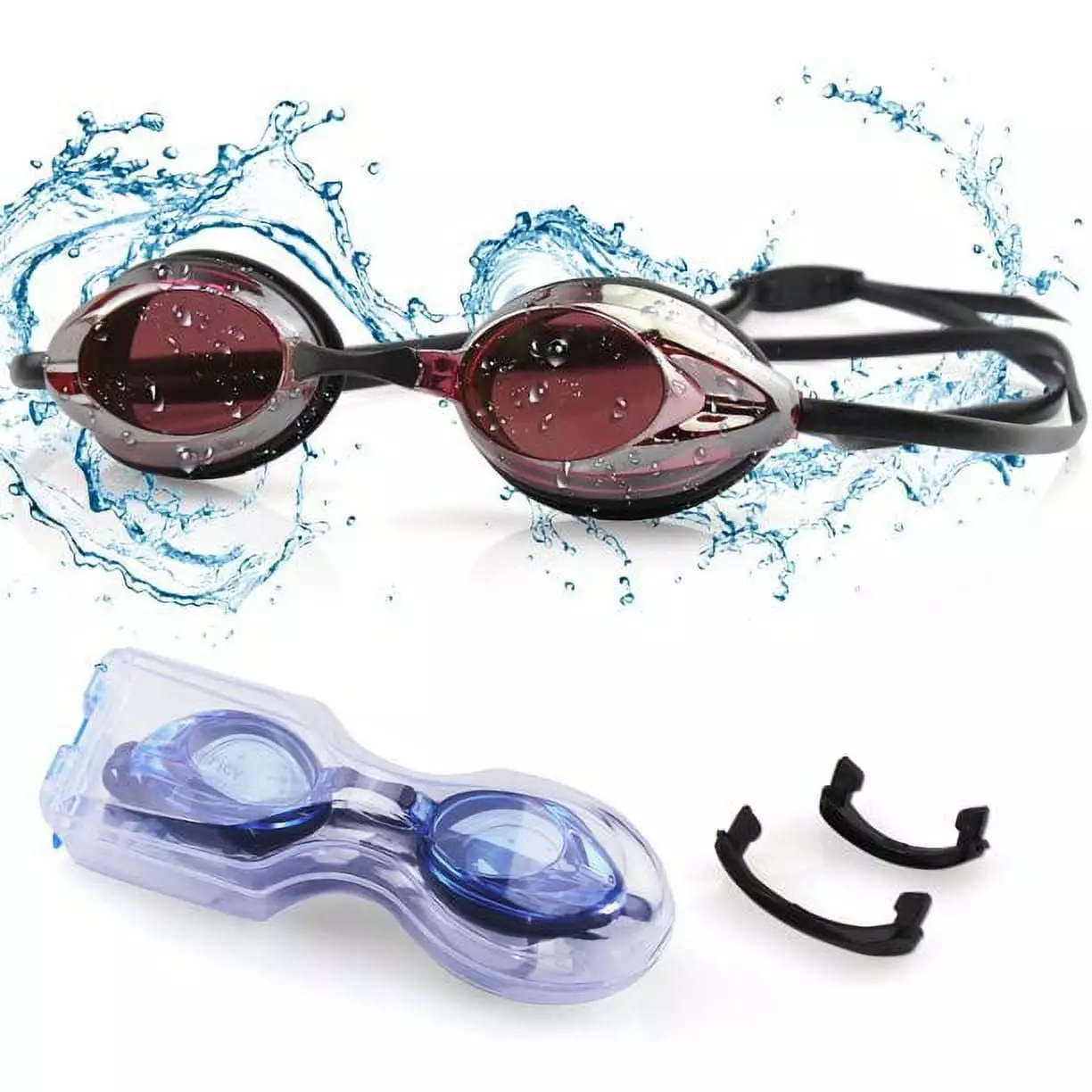 AABV Swim Goggles Men Women Youth - Anti Fog No Leaking Swimming Goggles Race Lab Swimming