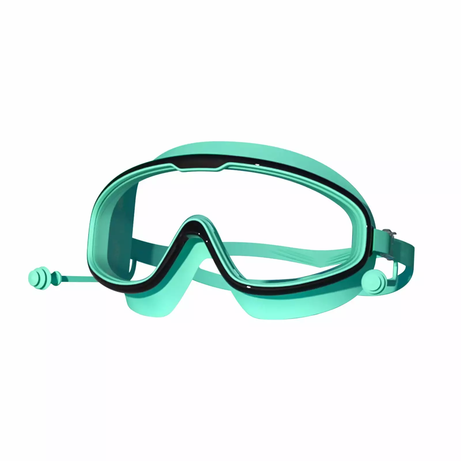QIIBURR Wide View Anti-Fog Photoprotection No Leaking Swim Goggles Adults Men Women Youth