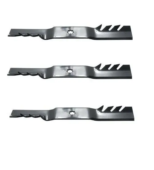 3PK Oregon 92-616 Gator G3 Blade 17" replaces John Deere AM137757 AM137758