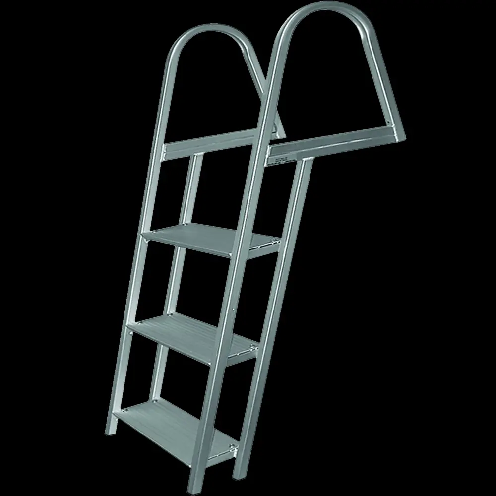 3-Step Angled Ladder - Spacious Step - Mounting Hardware