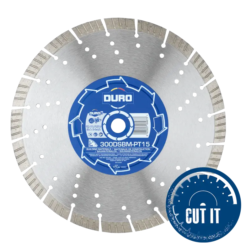 Duro Twin Pack Standard Concrete & Building Materials Blades 15mm segment