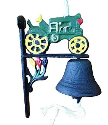 3 Inch Green Tractor Door Bell