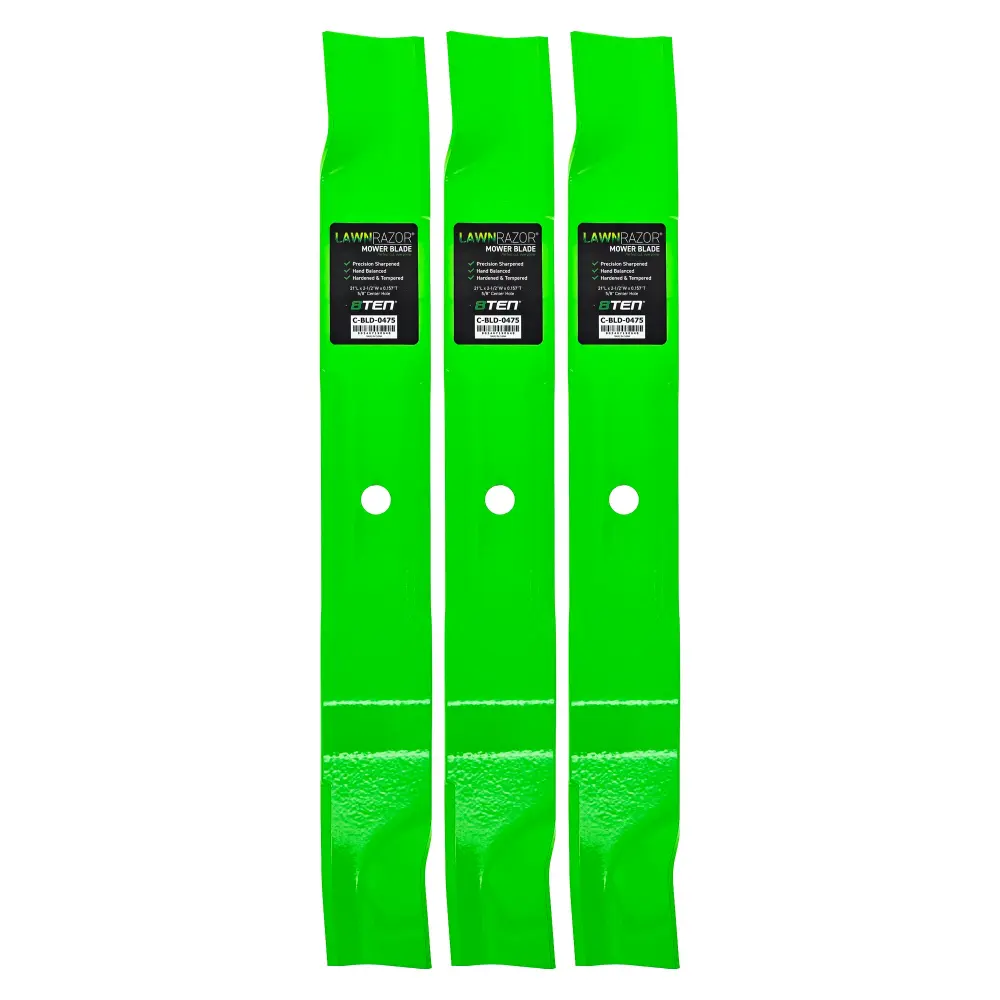 LawnRAZOR High Lift Blade Ariens Gravely 04965000 | SET THREE