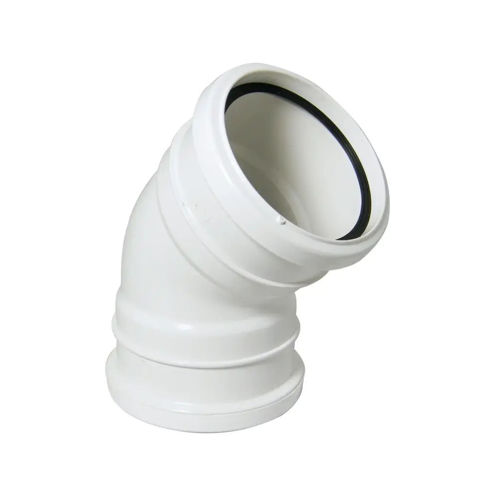 FloPlast 110mm Soil 135' Twin Socket Bend White - SP563