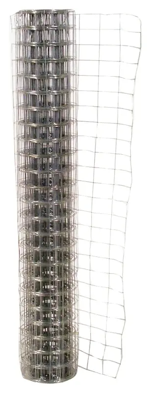 Jackson Wire 10152514 Welded Garden Fence, 50 ft L, 36 H, 3 x 2 Mesh, 16 ga Gauge, Galvanized