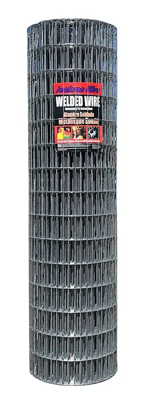 Jackson Wire 10 01 40 14 Welded Wire Fence, 100 ft L, 60 H, 2 x 4 Mesh, 12-1/2 Gauge, Galvanized