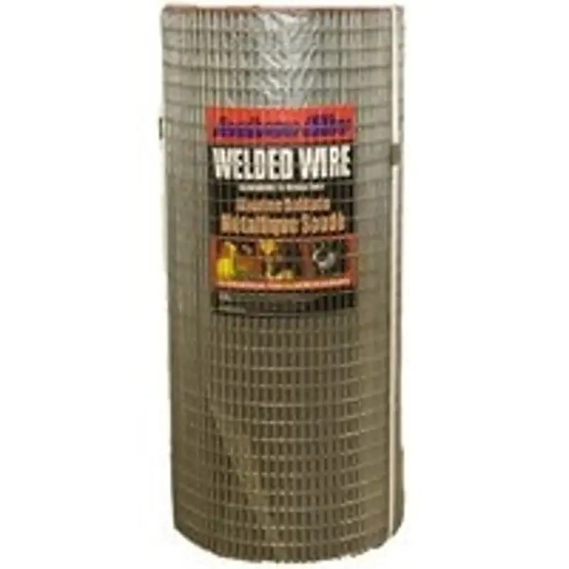 Jackson Wire 10 04 38 14 Welded Wire Fence, 100 ft L, 36 H, 1 x 2 Mesh, 14 Gauge, Galvanized
