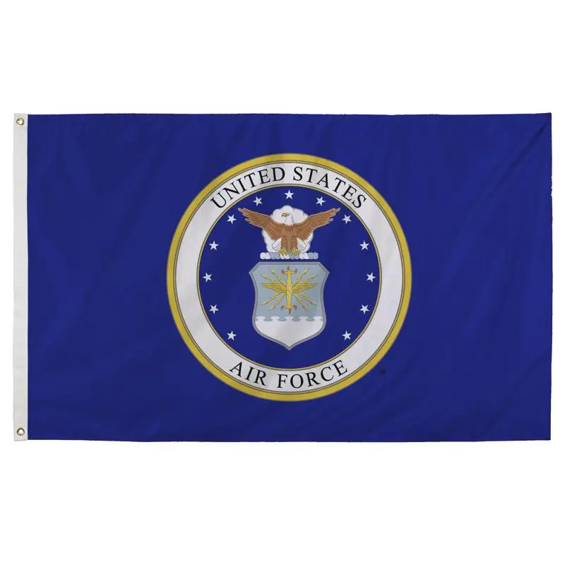 Valley Forge Air Force Military Flag 3 ft. W X 5 ft. L Outdoor Display