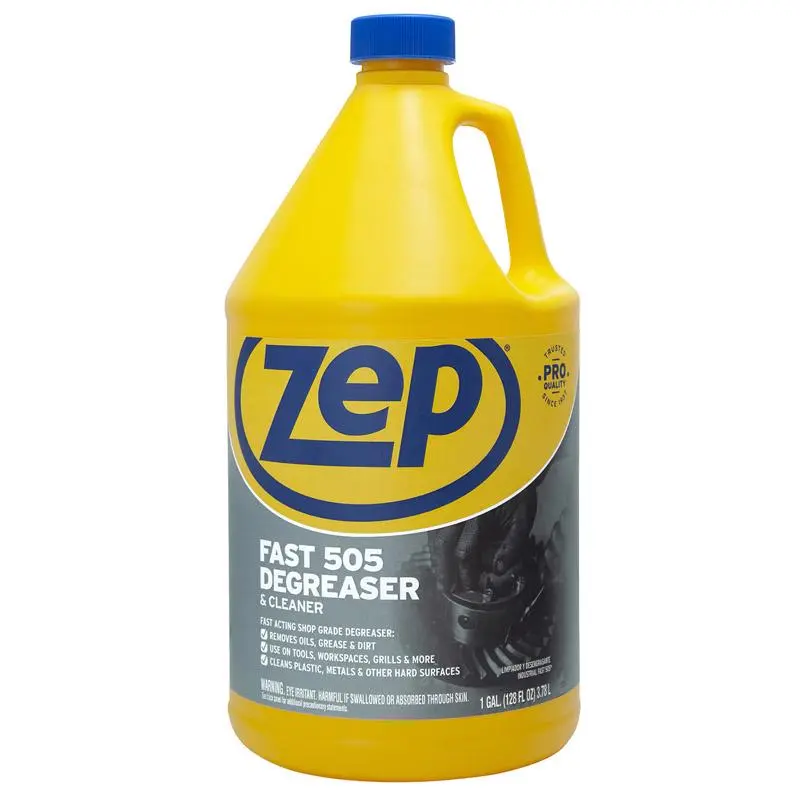 Zep Fast 505 Lemon Scent Cleaner and Degreaser 128 oz Pack 4