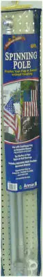 Annin Flagmakers 238101 Aluminum 2 Piece Pole 6 Feet Lightweight and Rust-Resistant