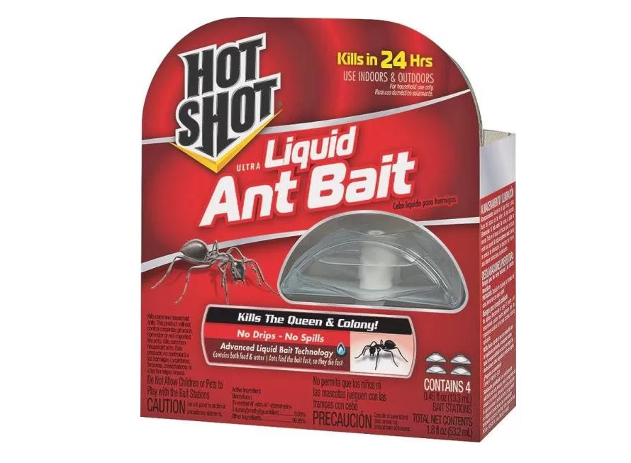 Hot Shot HG-95762 Ultra Liquid Ant Bait Indoor/Outdoor Use