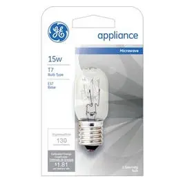 15-Watt Clear Appliance Light Bulb Standard Base Replacement Bulb GE