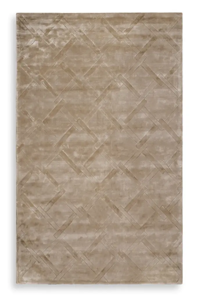 Gray Hand Woven Rug 10x13 Eichholtz La Belle Contemporary Floor Covering