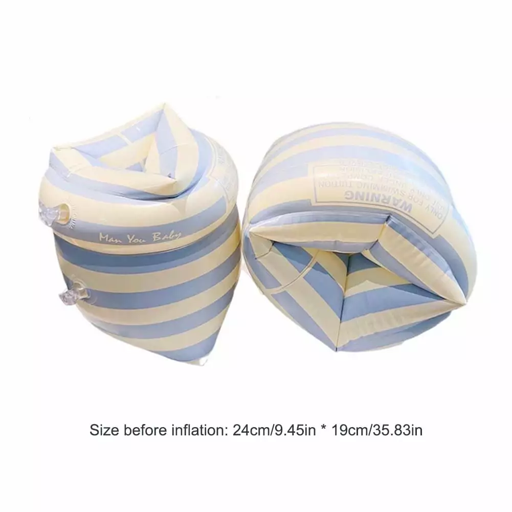 1pair Arm Float Adult Kids Swimming Inflatable Arm Rings Fashion Floating Sleeve Swimming Children Safety Swim Training