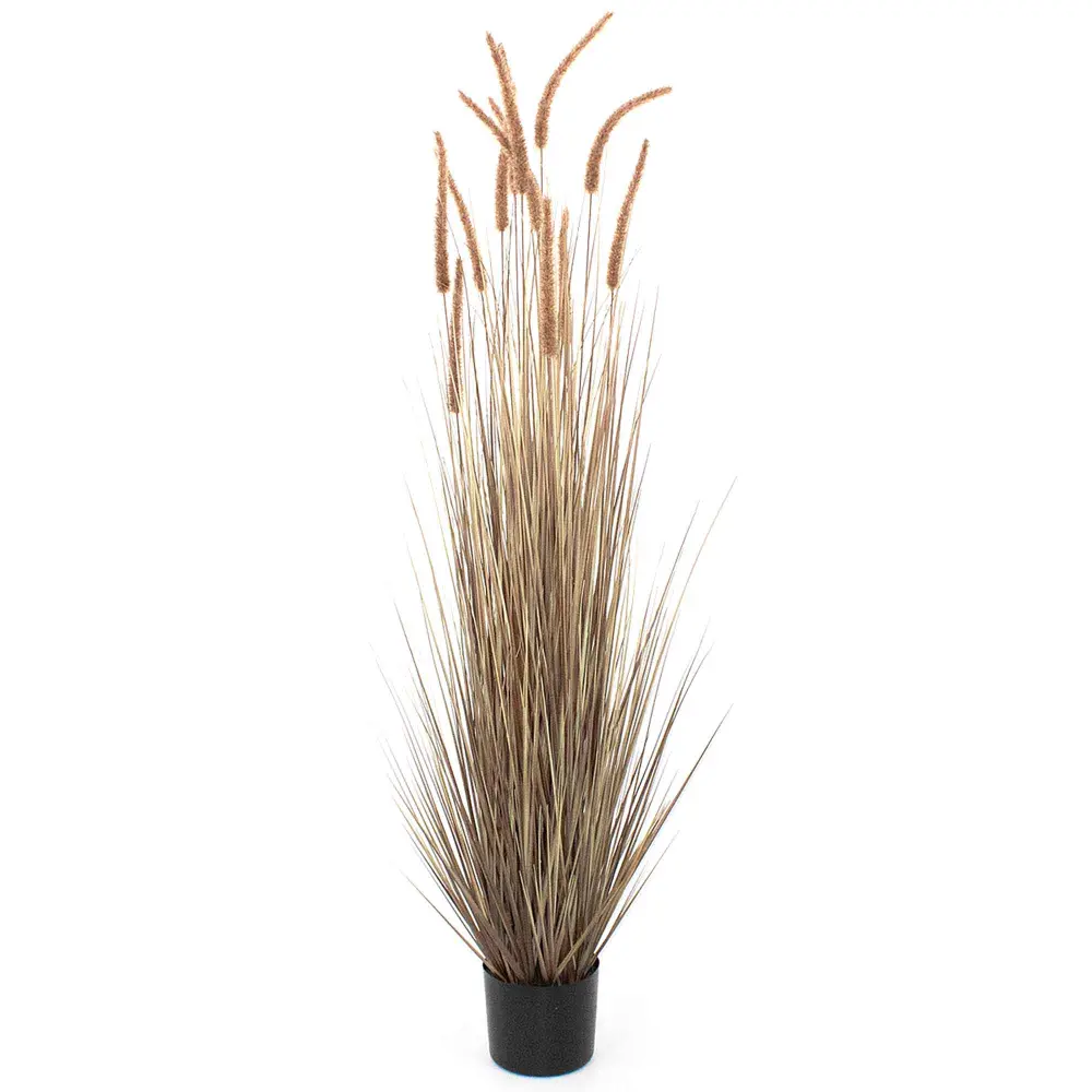 Artificial Ecru Grass Pot, 60'' from Germany