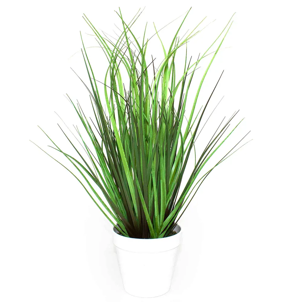 Artificial Grass Chalk Pot, 18'' (Lead Free)