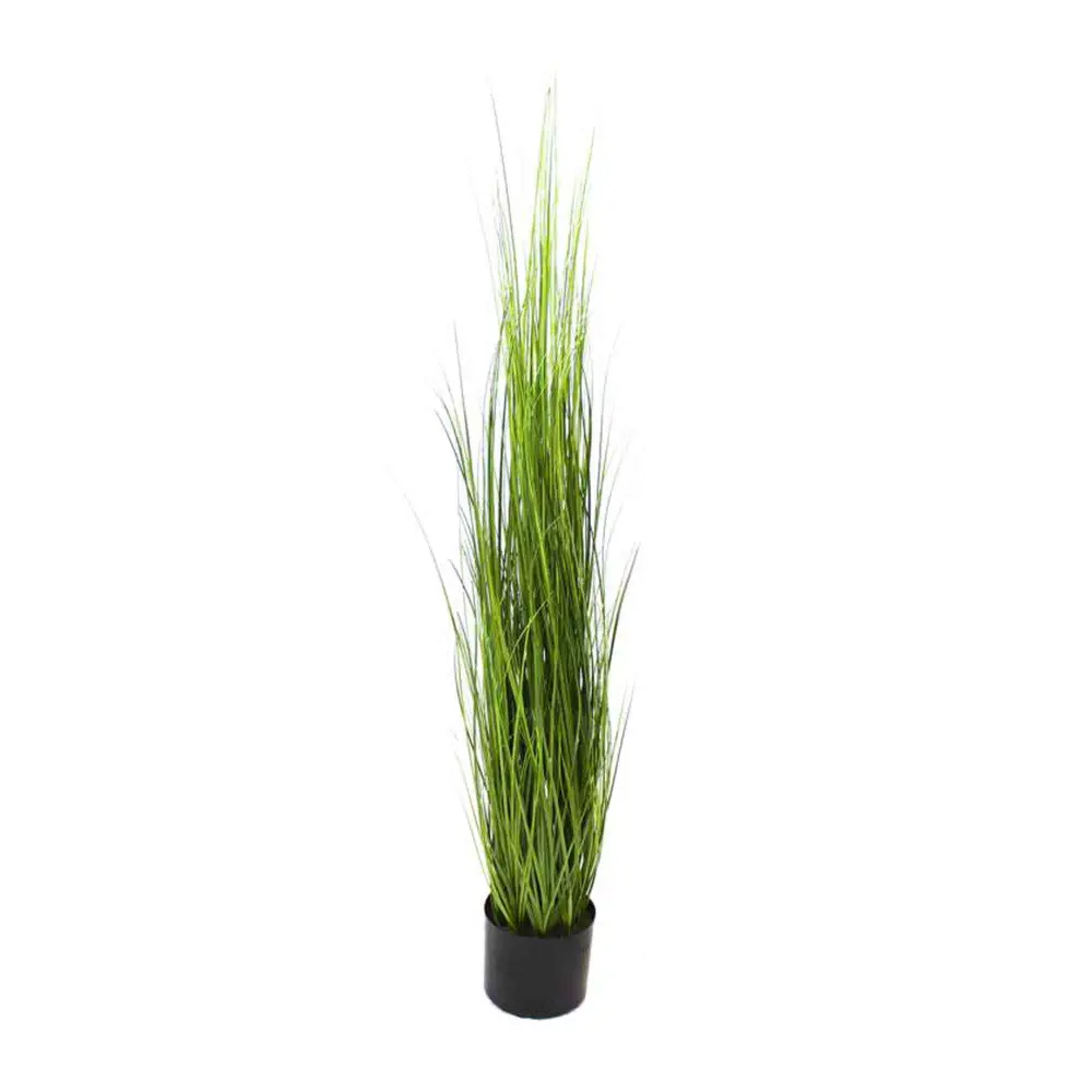 Landscaping Artificial Curly Grass Potted Grass, 48"