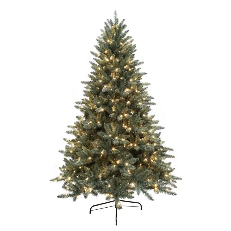 Celebrations 7 ft Full LED 500 Lights Forest Green Pine Christmas Tree Stand