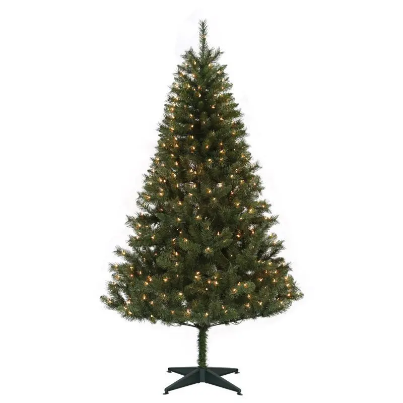 Celebrations Home 7 ft Pre-Lit Monterey Pine Christmas Tree 400 Incandescent Lights