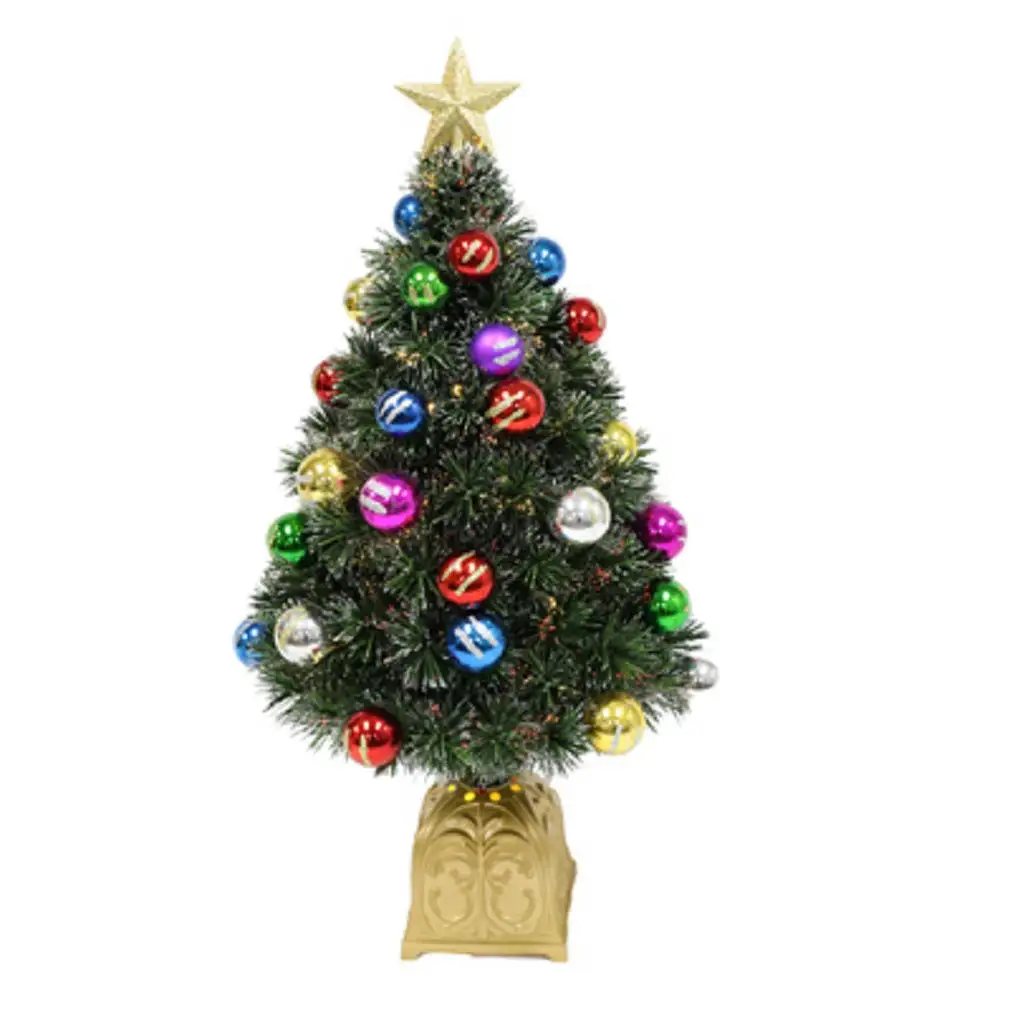 Puleo 235-36-9S13-01 Fiber Optic Christmas Tree 36 Inch Holiday Decor