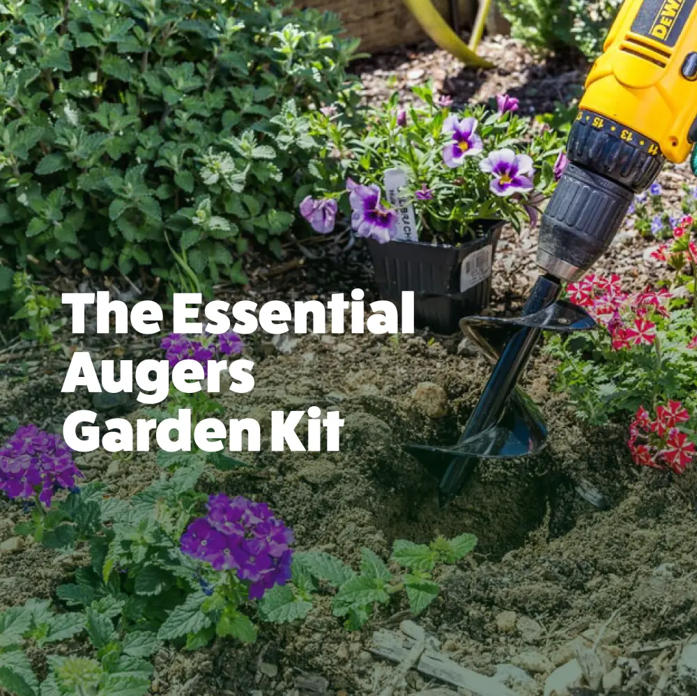 Garden Auger Starter Pack (2" x 7" and 3" x 7") Small Farms