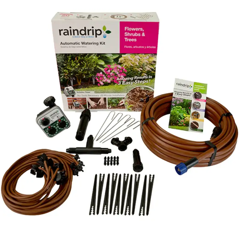 Raindrip SDFSTH1P Automatic Watering Kit Timer Flowers Shrubs and Trees