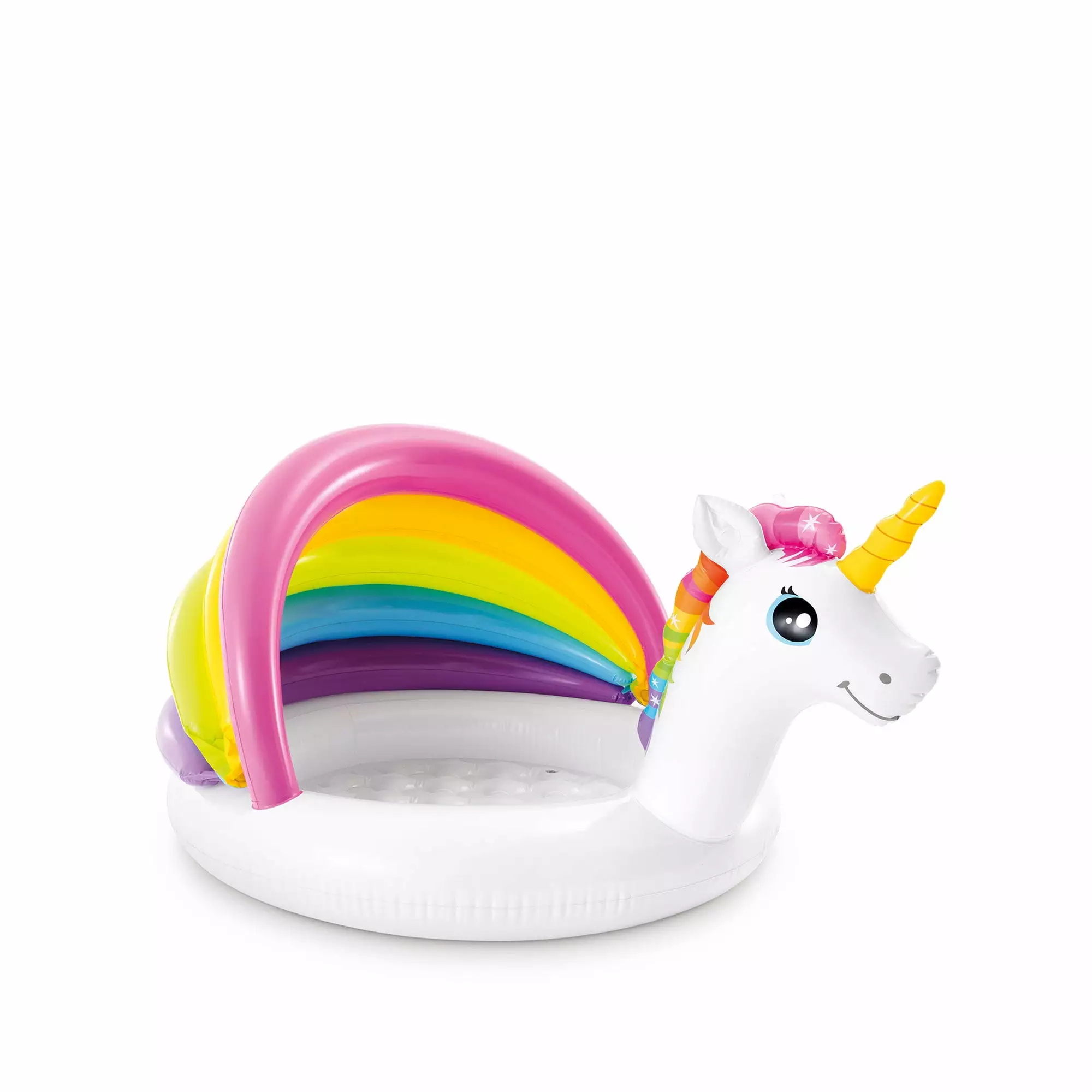 Intex 57113EP 50 Inch Unicorn Design Outdoor Baby Swimming Pool Multicolor M