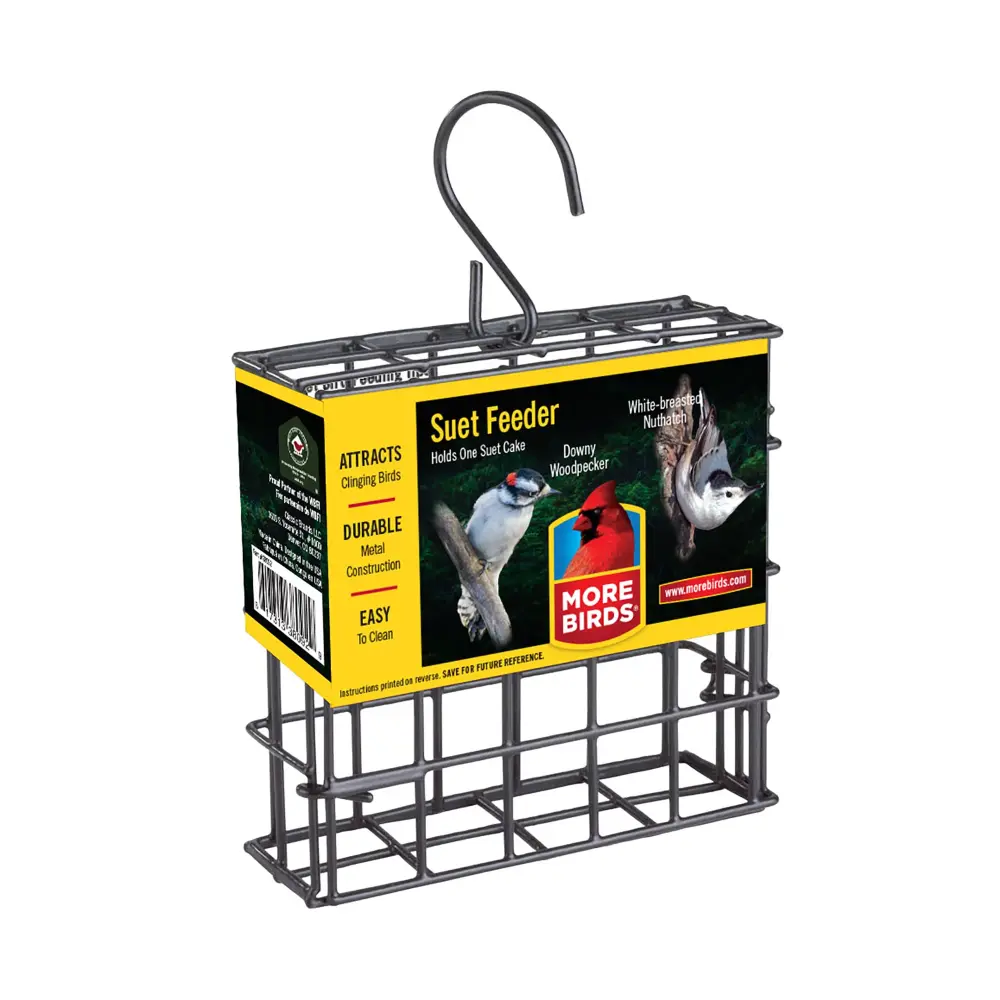 More Birds, Sole Suet Cage Feeder