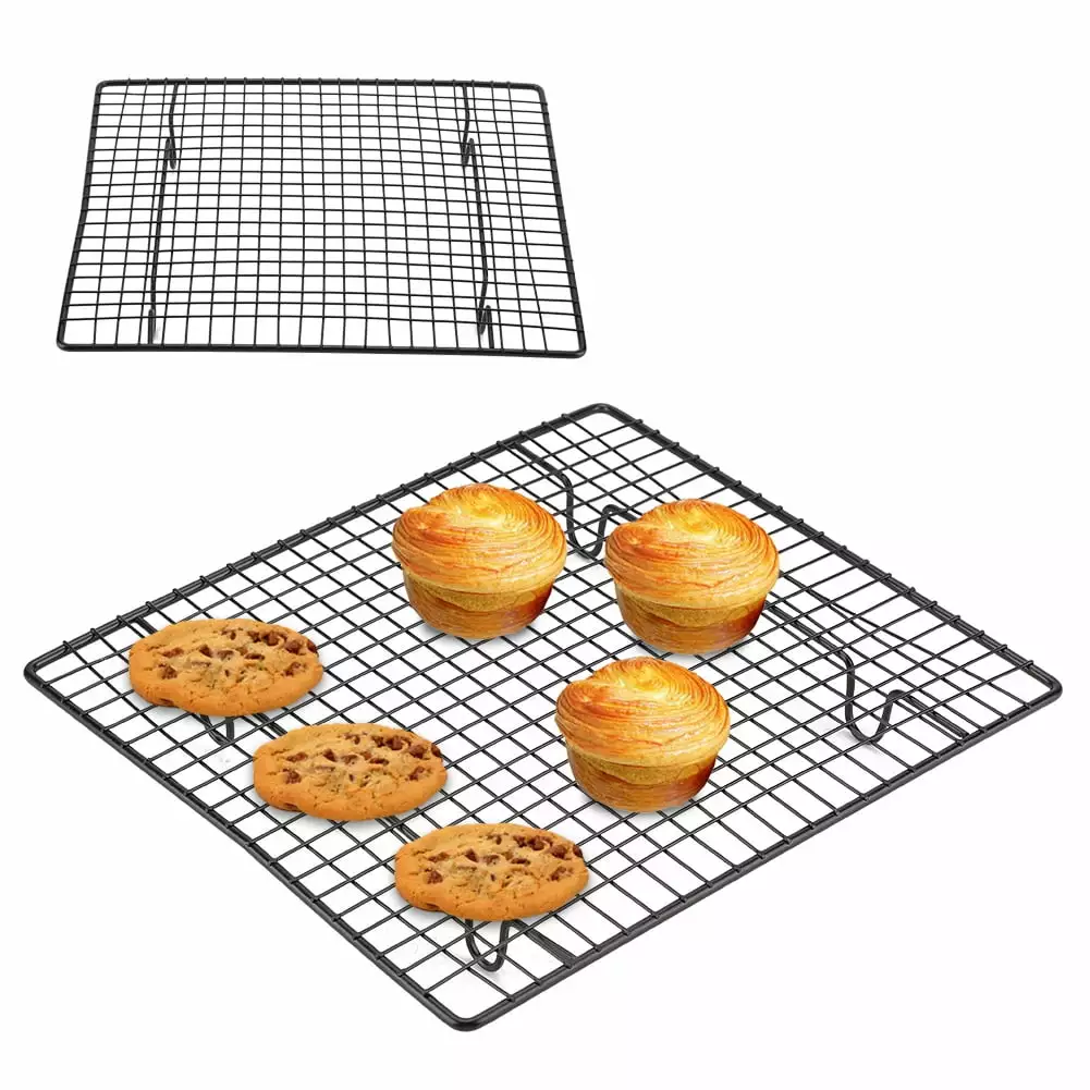 Yosoo Nonstick Cooking Grill Tray Stainless Steel Cooling and Baking Rack Biscuit Cake Bread OTVIAP
