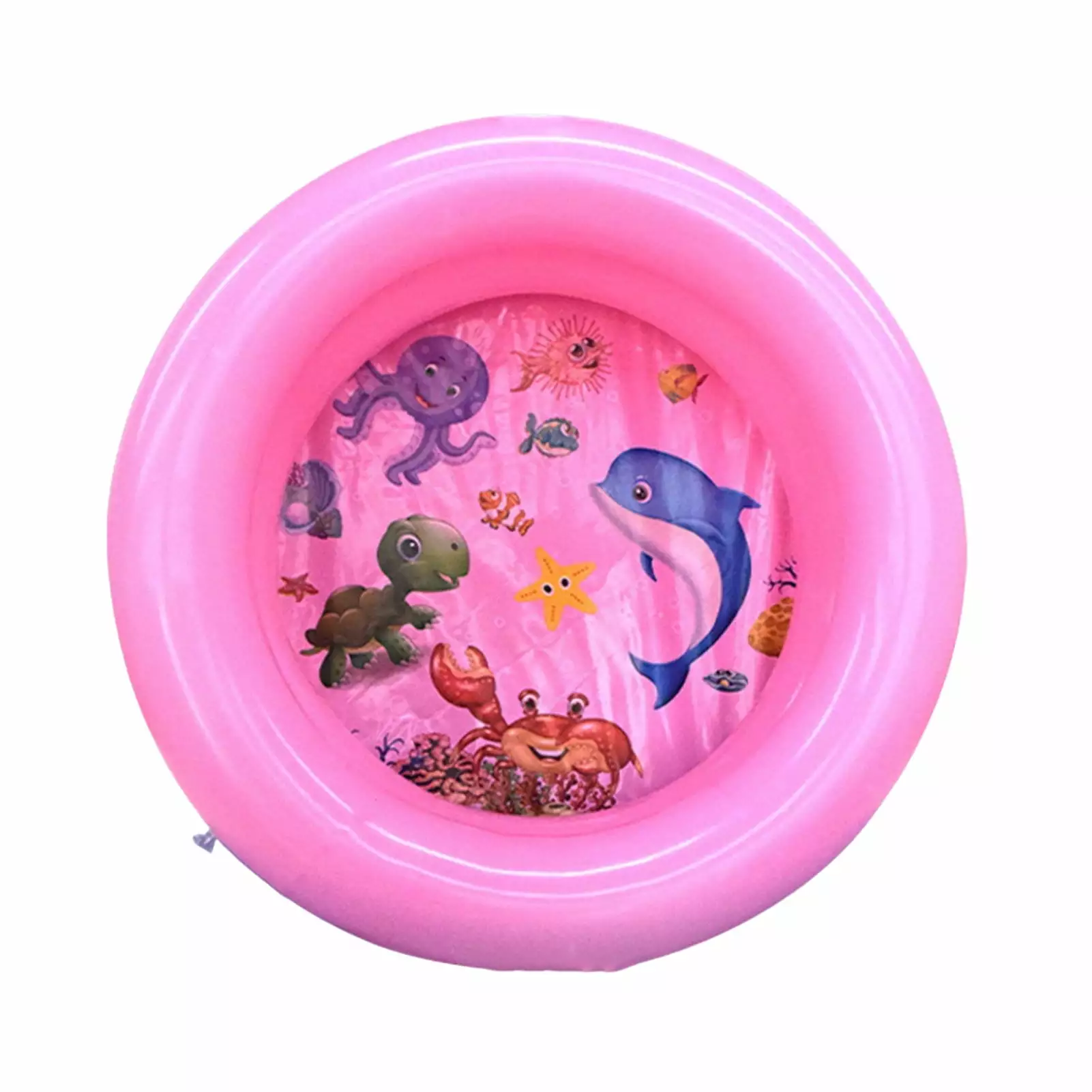 huanledash Round Shape Cartoon Pattern Inflatable Kids Ball Pit Pool Foldable Thickened PVC Baby Supplies