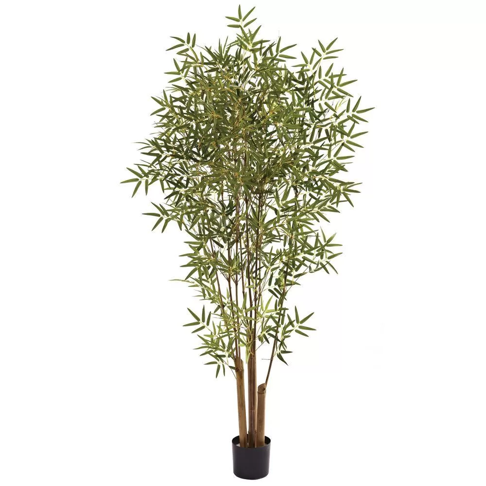 Nearly Natural 6 ft. Japanese Bamboo Artificial Tree Zen Decor