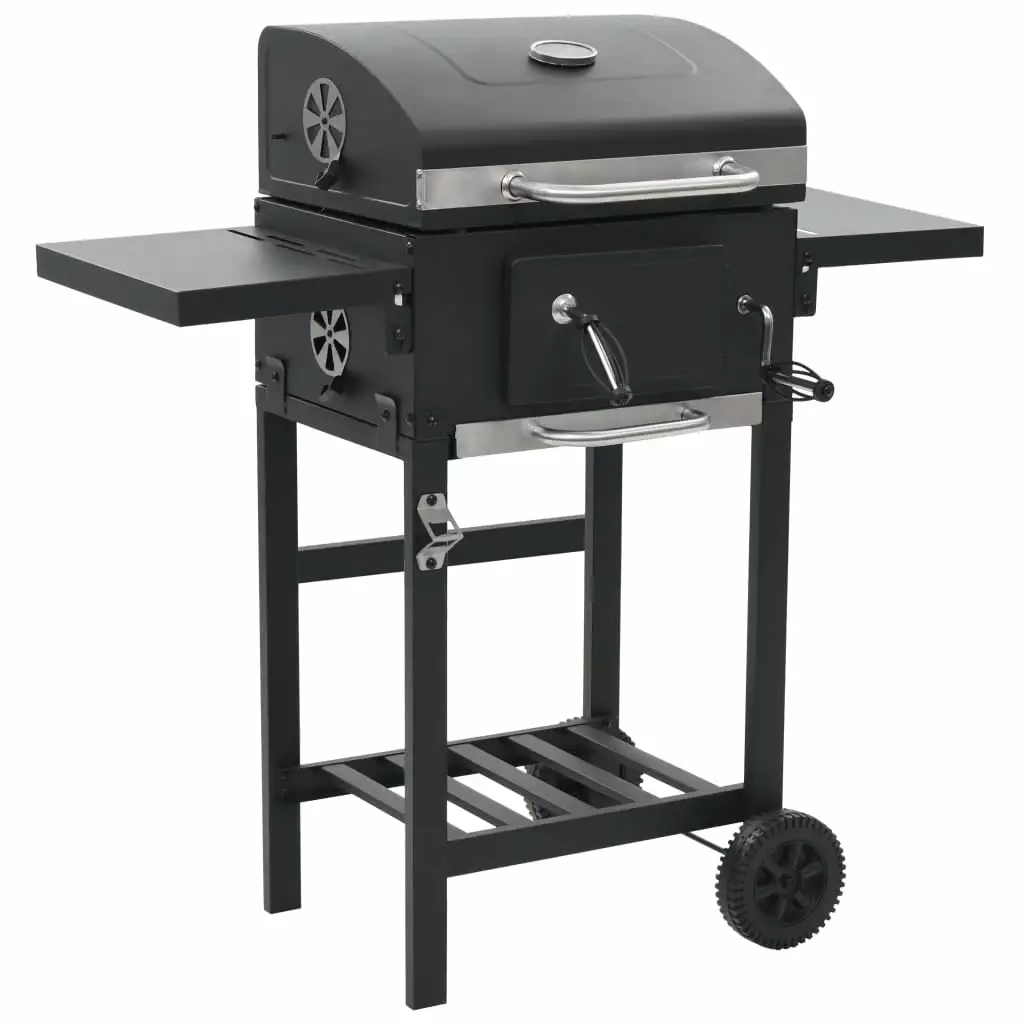 Heavy-Duty Charcoal-Fueled BBQ Grill Bottom Shelf Camping and Picnics funchic